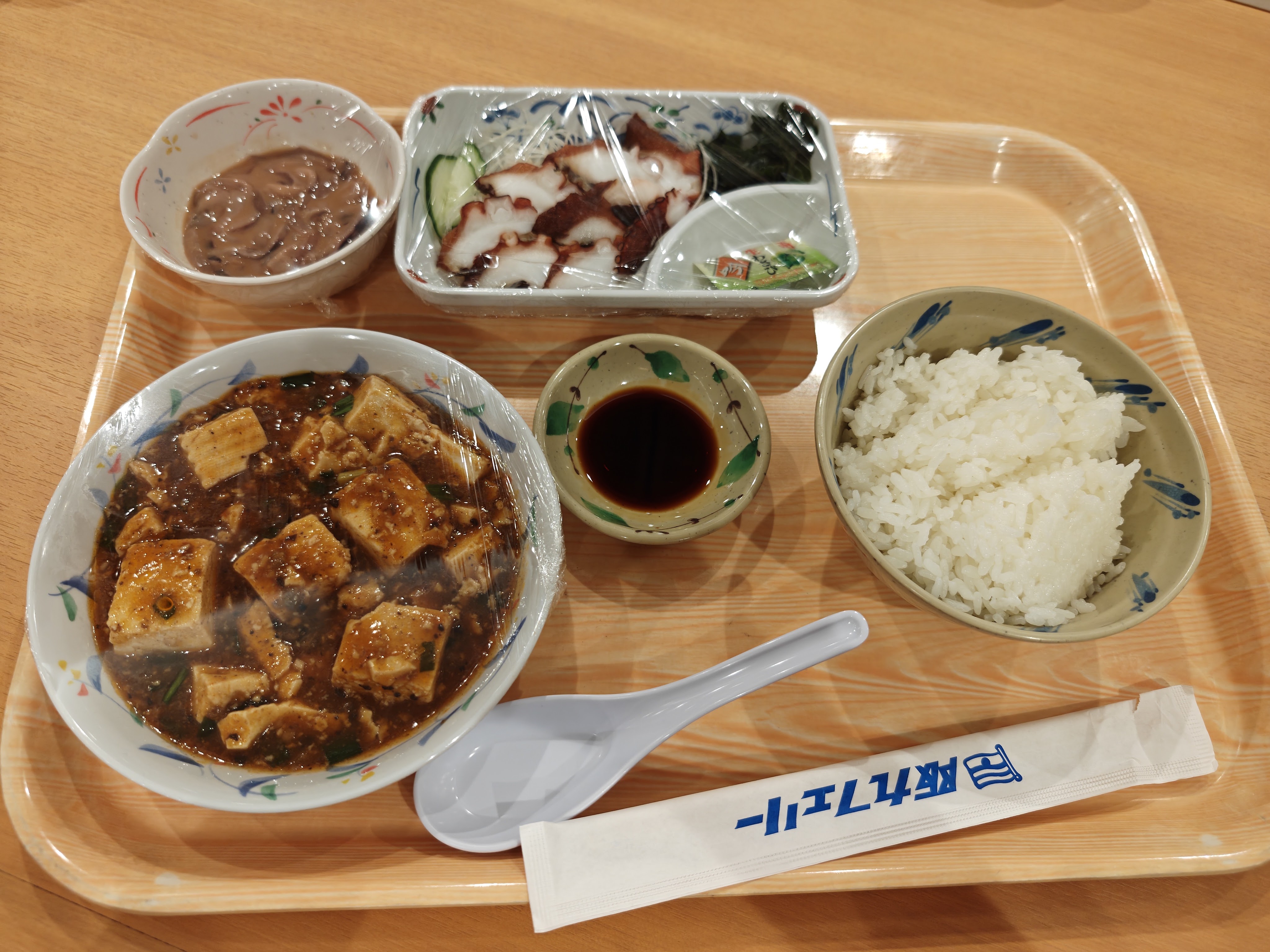 夕食の麻婆豆腐