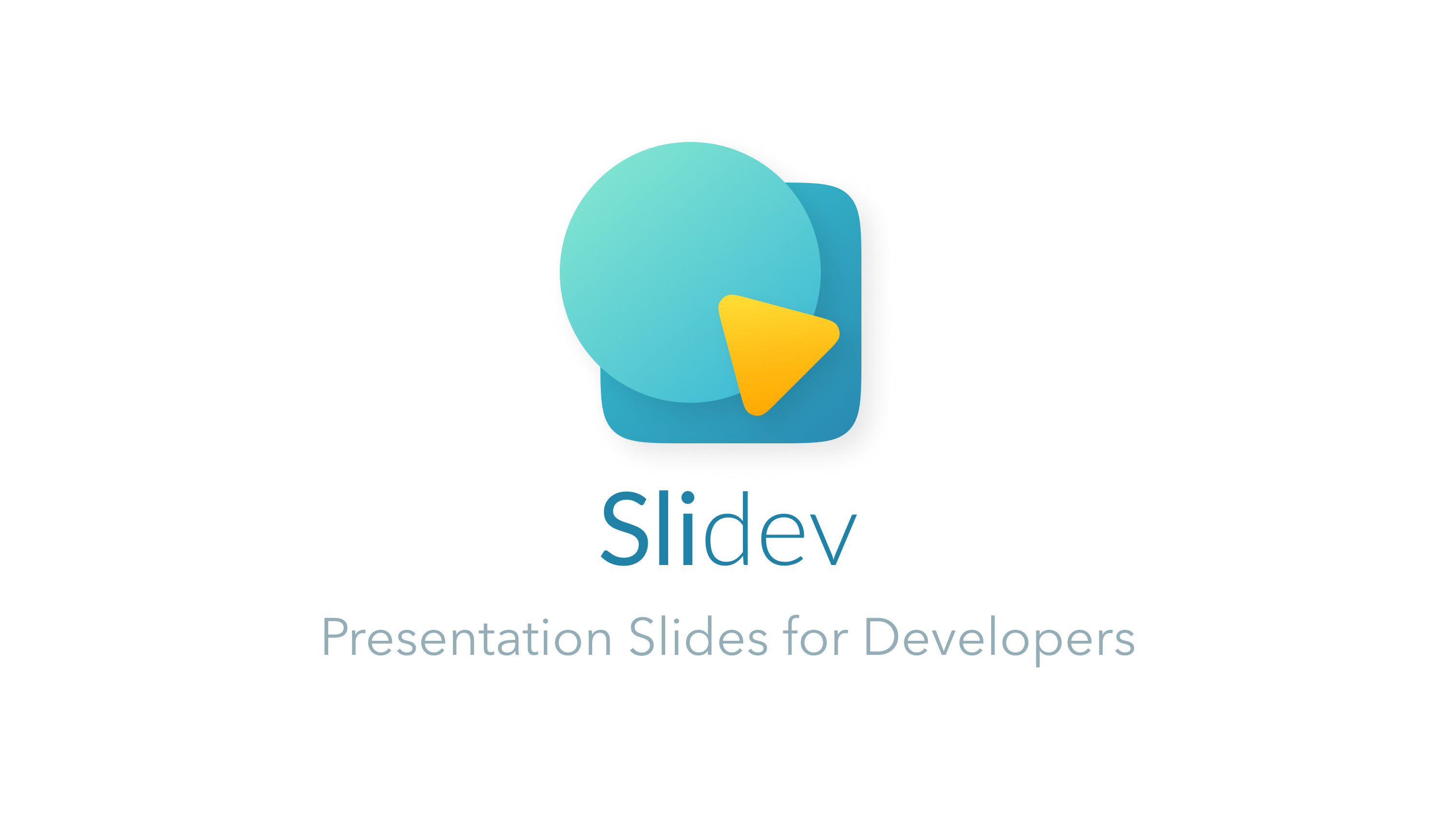 SlidevのロゴとPresentation Slides for Developersという紹介画像